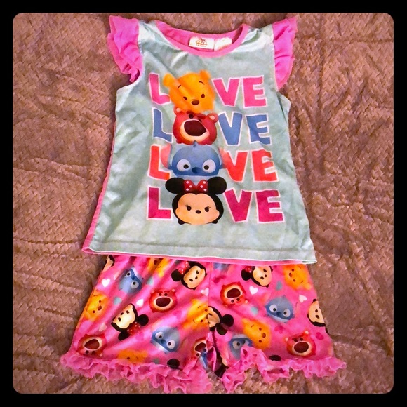 Disney Other - Disney Tsum Tsum Pajama Set